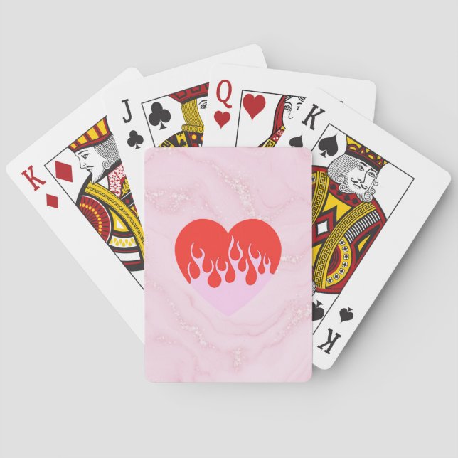 Eldhjärta Casinokort (Baksidan)