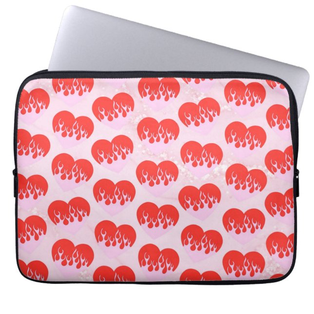 Eldhjärta Laptop Fodral (Framsidan)