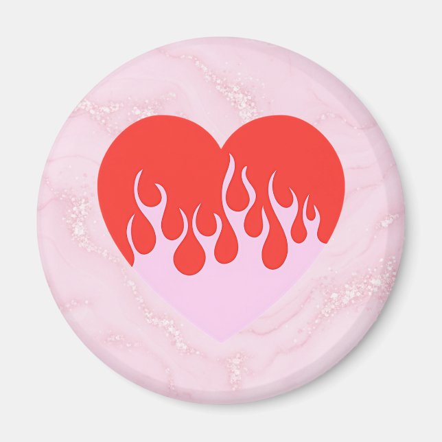 Eldhjärta Magnet (Framsidan)