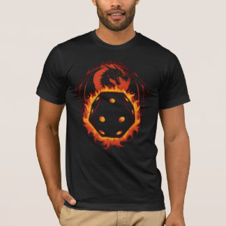 Eldig Drakd20 Tärning Fantasy Bordsrollspel T-Shir T Shirt