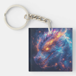 Eldig Drakhuvud som Utstrålar Intensiv Energi