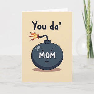 Eldig Du Da Mamma Illustrationskort Kort