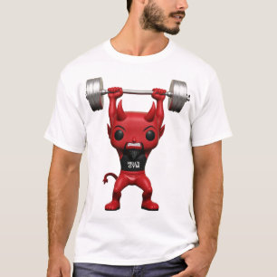 Eldig Fitness Funko Pop Djävul T-Shirt