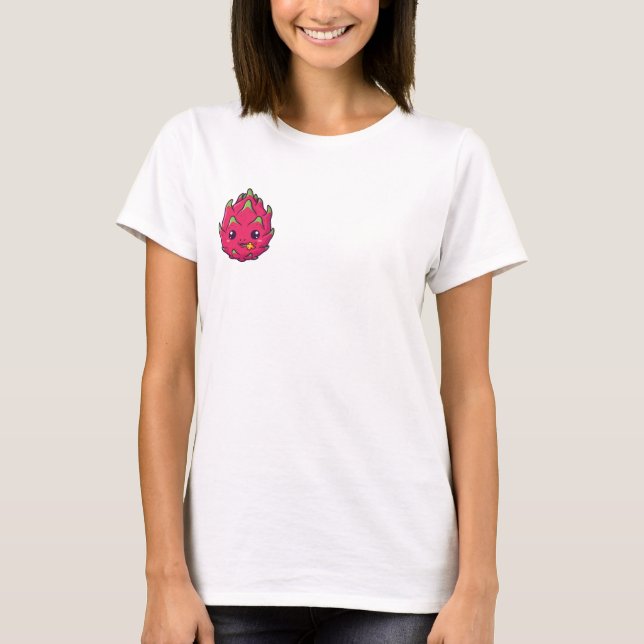 Eldig liten drakfruktkaraktär t shirt (Framsida)