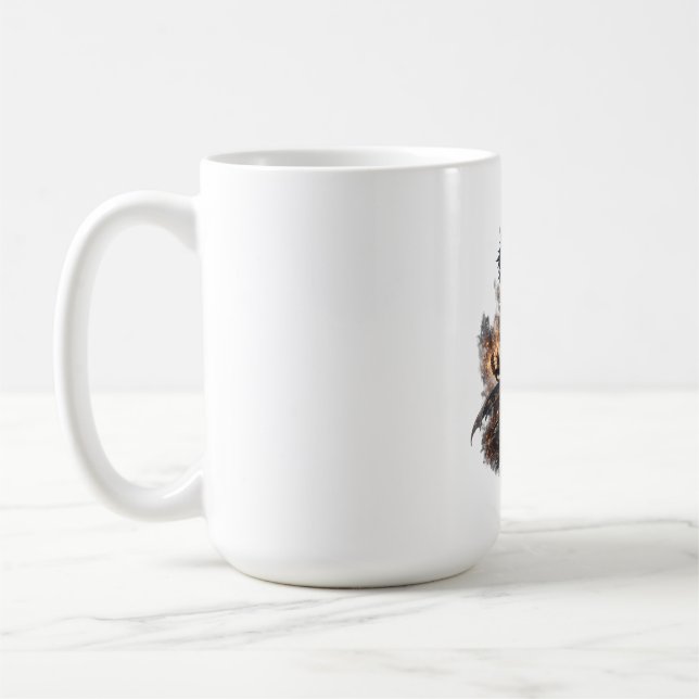 Eldig nävtheld kaffemugg (Vänster)