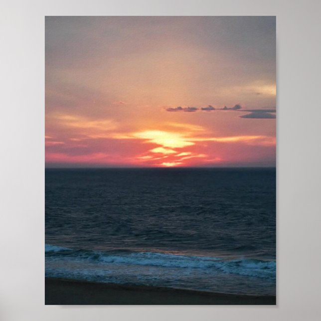Eldig soluppgång, Ocean City Poster (Framsidan)