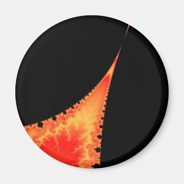 Eldig stalagmitmagnet magnet (Framsidan)