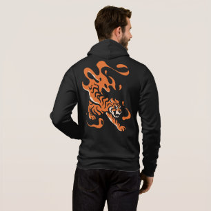Eldig Tiger: Asiatisk djärv design T Shirt