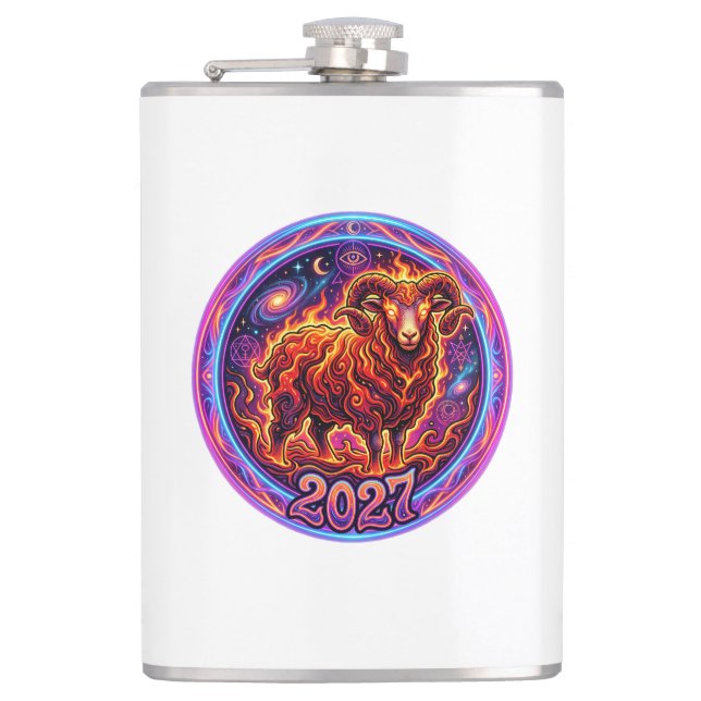 Eldig Väduren Zodiak Bagge 2027 Fickplunta (Framsidan)