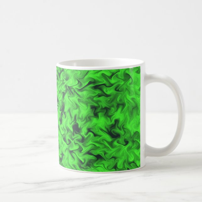 Eldigt Grönt Kaffemugg (Höger)