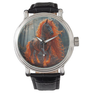 🔥 Eldigt Hästkonst för Djärv Stil ⌚ Armbandsur