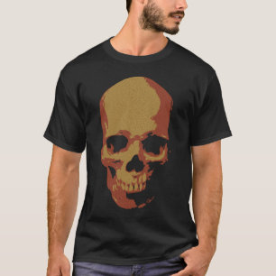 Eldigt Skalle: Mörk Gothic Art T Shirt
