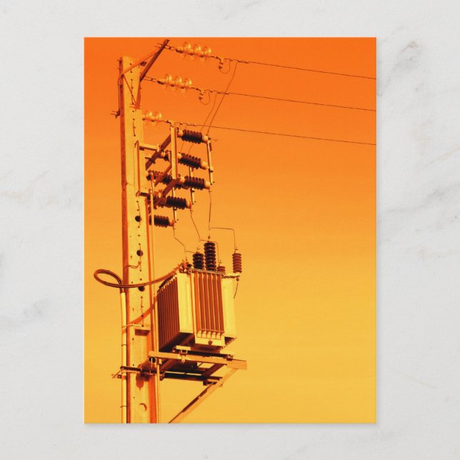 Eldistributionsutrustning Vykort (Framsida)