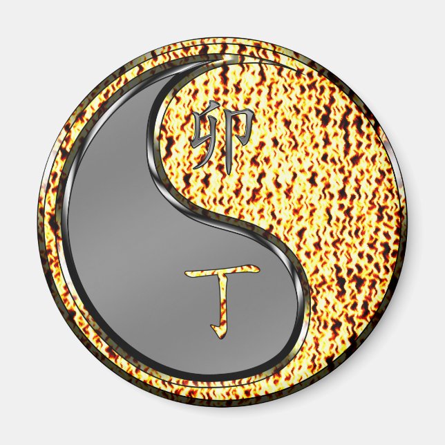 Eldkaninens år magnet (Framsidan)