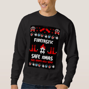 eldkombattant ful julafton sweater lång ärmad tröja