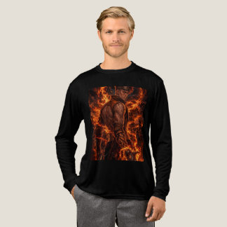 Eldmagiker Fantasy Krigare Grafisk T-Shirt