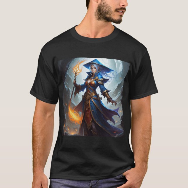 Eldmagiker T Shirt (Framsida)