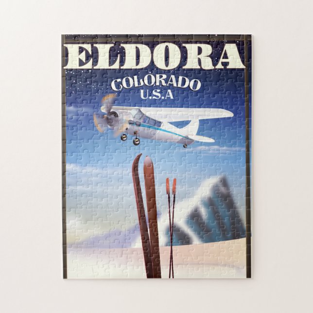 Eldora Colorado resematerial. Pussel (Vertikal)
