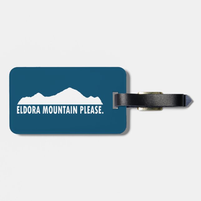 Eldora Mountain Colorado Vänligen Bagagebricka (Baksida Vågrät)