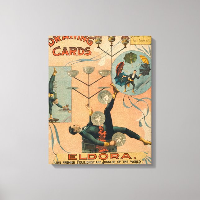 Eldora, Premier Equilibrist och Juggler, Canvastryck (Framsida)