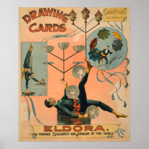 Eldora, Premier Equilibrist och Juggler, Poster