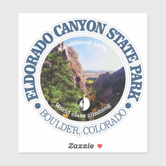 Eldorado Canyon SP Klistermärken (Ark)