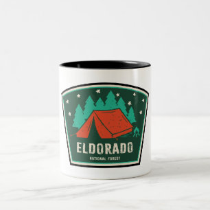 Eldorado National Forest Camping Två-Tonad Mugg