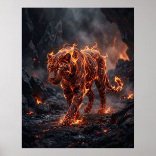 Eldpanter Glödskuggor Poster