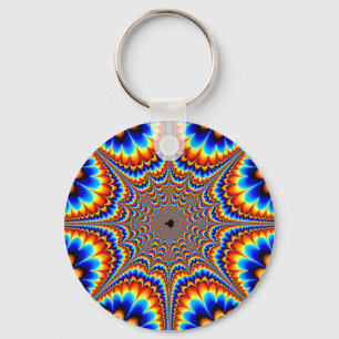 Eldpojke - Fractal Nyckelring