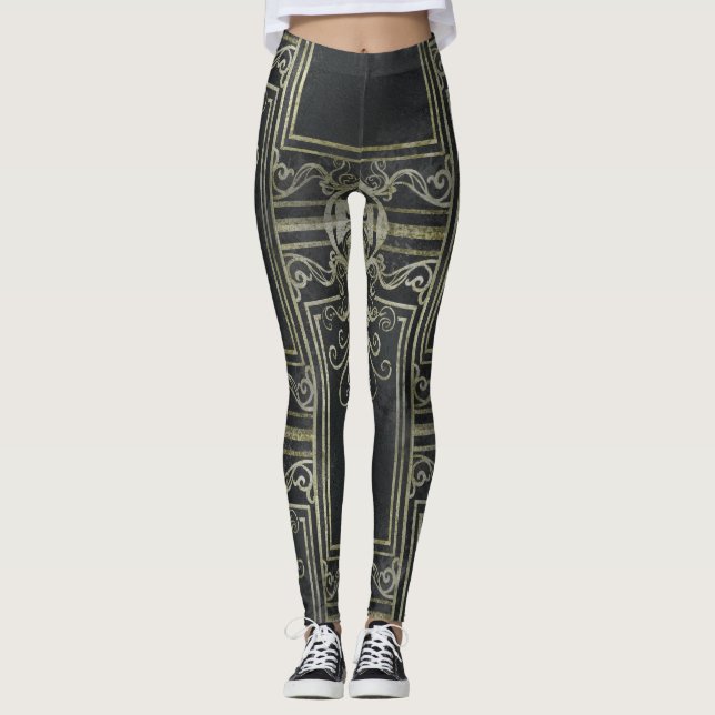 Eldrich leggings Tiled symmetrica (Framsida)