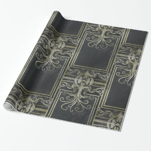 Eldrich Wrapping Papprare (Svarta & Guld) Presentpapper