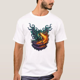 Eldritch Void Drakon – Eldandande Kraken Hybrid T Shirt