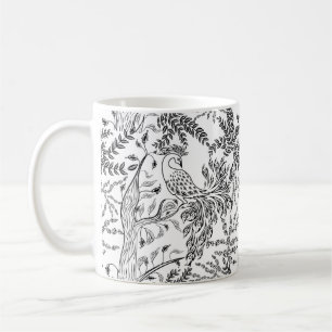 Eldsfågel, fågel kaffemugg