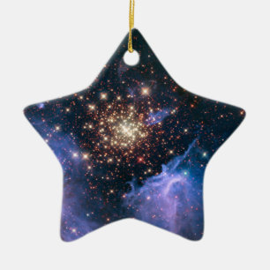 Eldshow i rymden Celestial Star Julgransprydnad Keramik