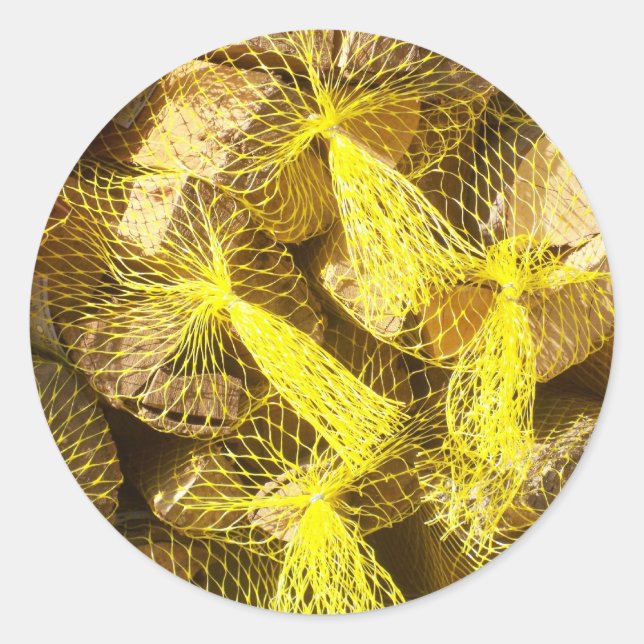 Eldsört Runt Klistermärke (Framsida)