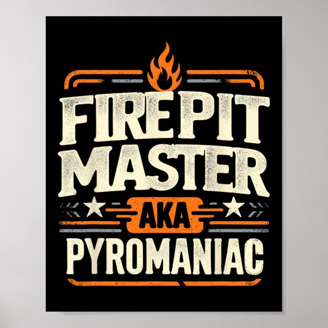 Eldstadsmästare Pyromancy Pyroteknik Eldstad Eldäl Poster (Framsidan)