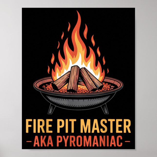 Eldstadsmästare Pyromancy Pyroteknik Eldstad Poster (Framsidan)