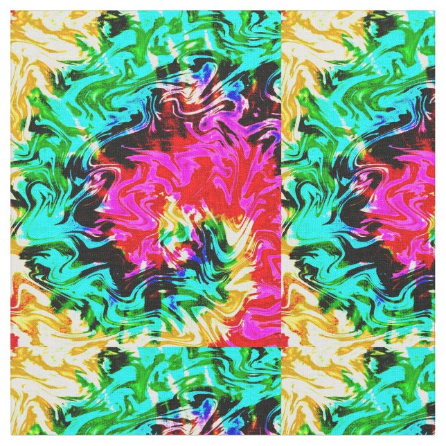 Eldstorm Tie Dye, Tyg (Närbild)
