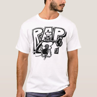 Eldsvåda Recordz för vit rappar precis T-tröja T-shirt