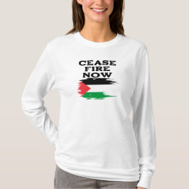 Eldupphör nu/ Stoppa Krig / Fria Palestina T Shirt