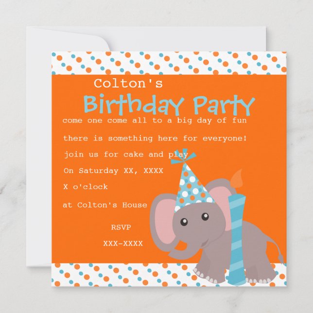 Ele-punkter Inbjudningar (Framsida)