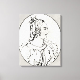 Eleanor av Aquitaine Canvastryck