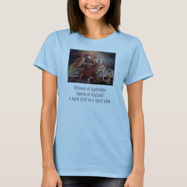 Eleanor av Aquitaine T Shirt (Framsida)