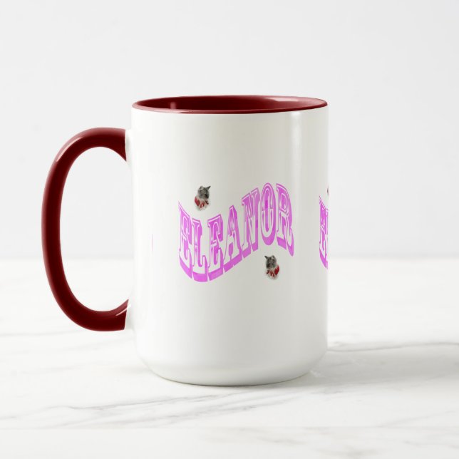 Eleanor Namn Logotyp Mugg (Vänster)