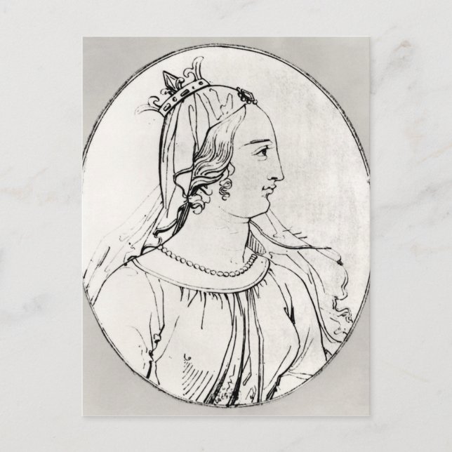 Eleanor of Aquitaine Vykort (Framsida)