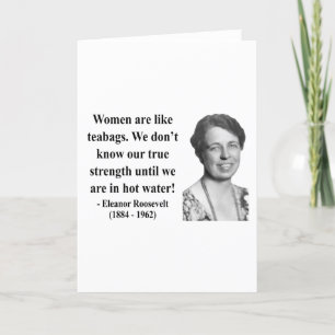 Eleanor Roosevelt-citat 6b Kort