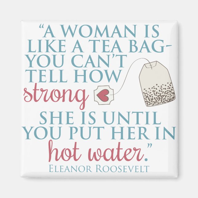 Eleanor Roosevelt citat Magnet (Framsidan)