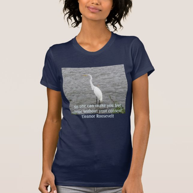 Eleanor Roosevelt citat T Shirt (Framsida)