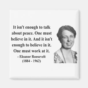 Eleanor Roosevelt citationstecken 4b Magnet