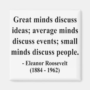 Eleanor Roosevelt citationstecken 5a Magnet